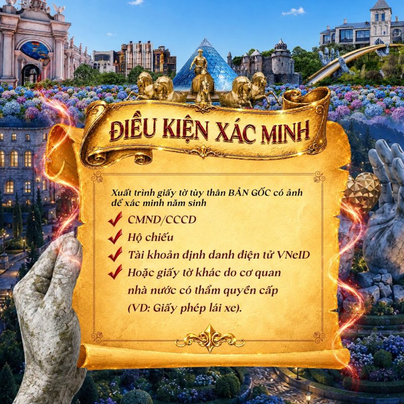 Bà Nà Hills ưu đãi vé cho khách hàng dưới 25 tuổi