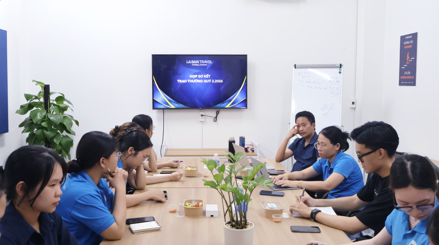 La Bàn Travel họp sơ kết & trao thưởng Quý II/2026